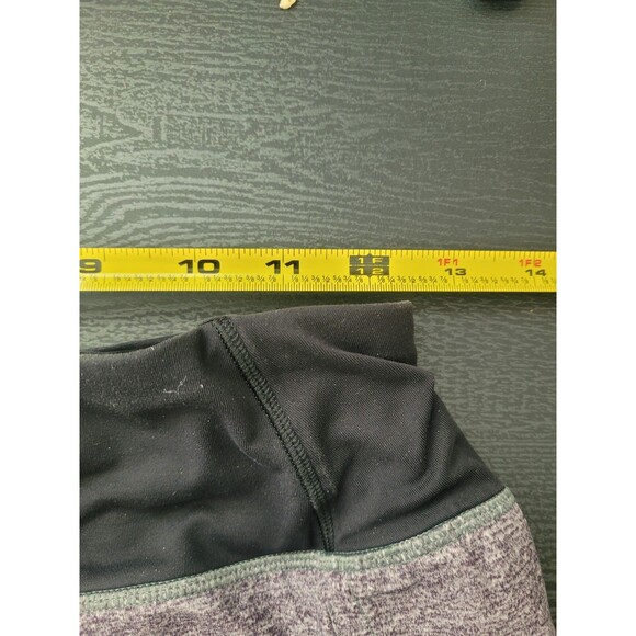 Lululemon Run Times Shorts 4" Gray Heather Lux Black Lined Size 4 Workout - Picture 5 of 8